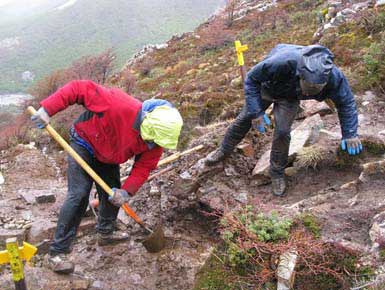 Trail work