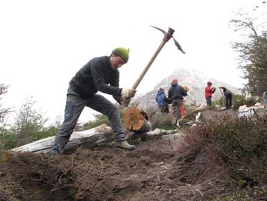 Trail work